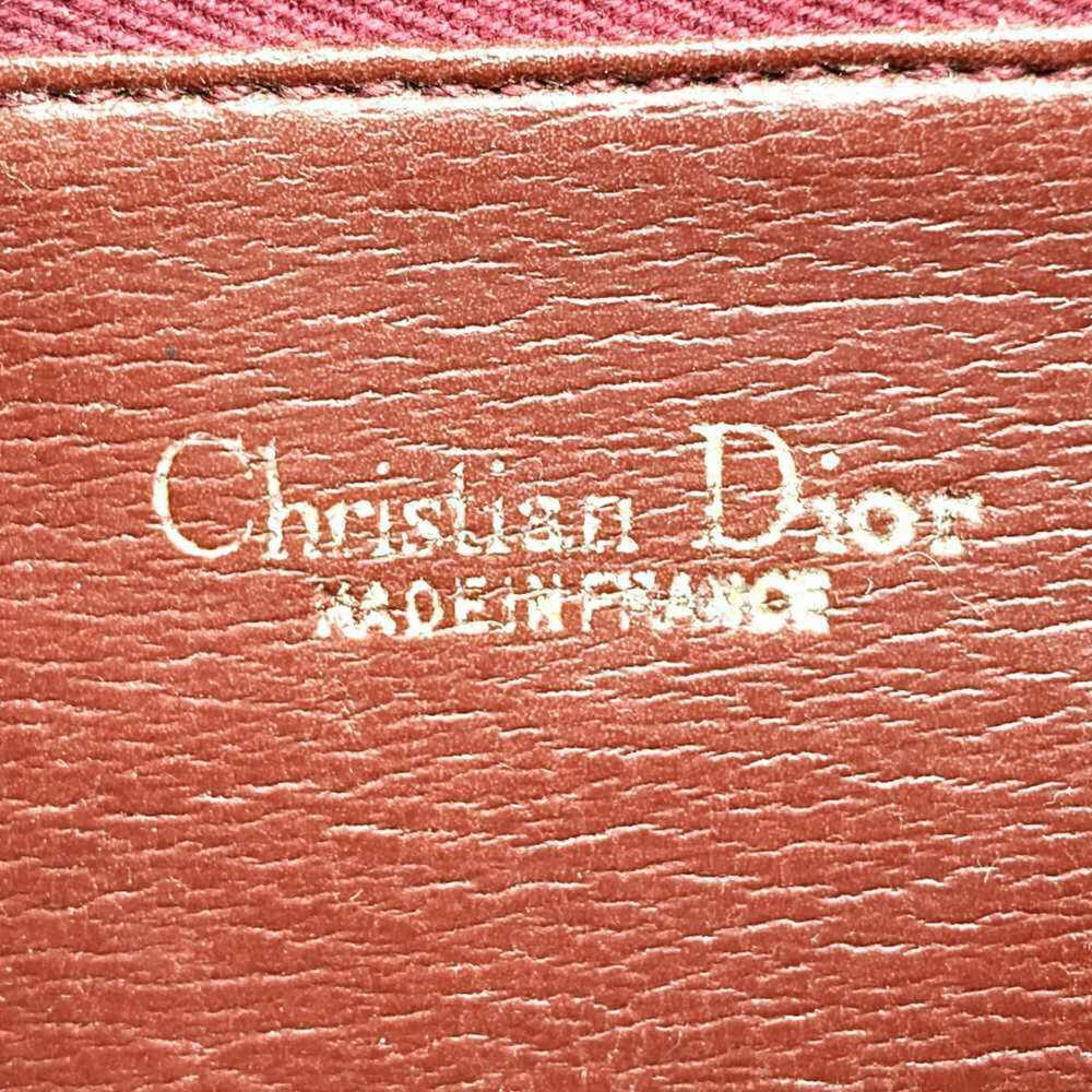 CHRISTIAN DIOR Vintage Red Leather Shoulder Bag - Picture 9 of 9